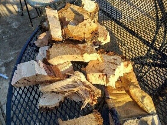 pecan wood on deck table